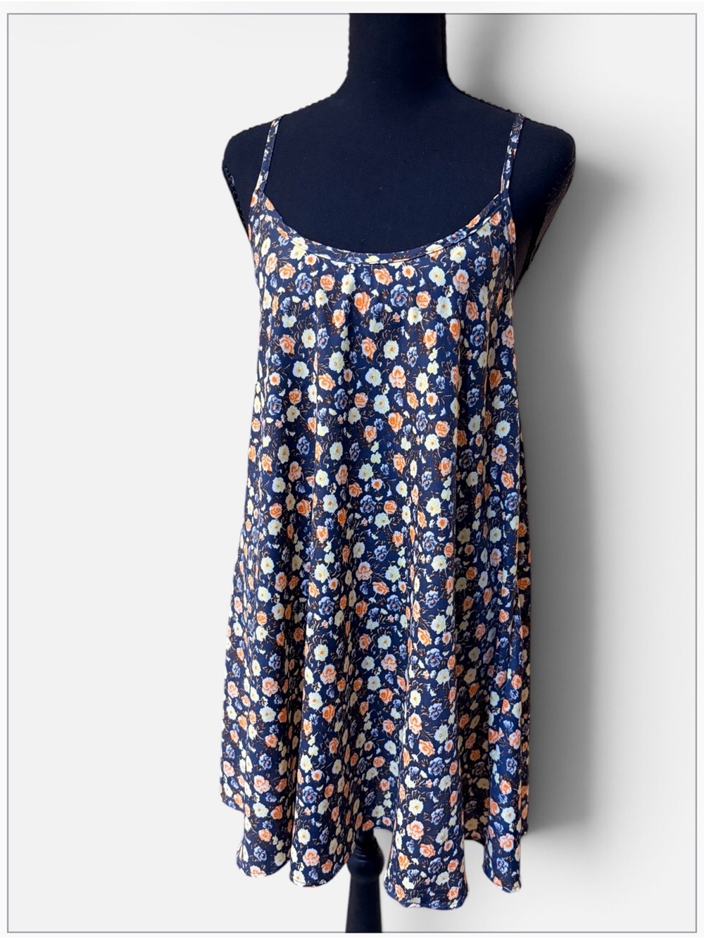 Free People floral cami mini dress/babydoll dress size XS